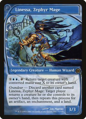 Linessa, Zephyr Mage card from Future Sight
