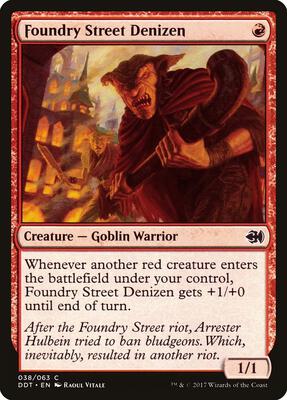 Foundry Street Denizen card from Duel Decks: Merfolk vs. Goblins