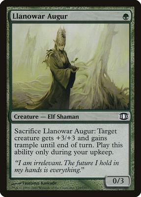 Llanowar Augur card from Future Sight