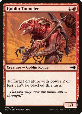 Goblin Tunneler card from Duel Decks: Merfolk vs. Goblins