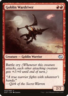Goblin Wardriver card from Duel Decks: Merfolk vs. Goblins