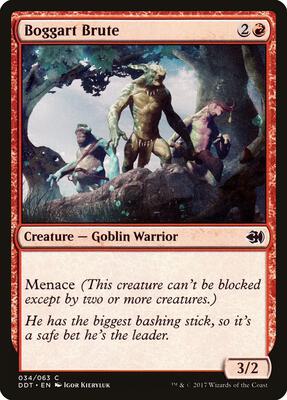 Boggart Brute card from Duel Decks: Merfolk vs. Goblins
