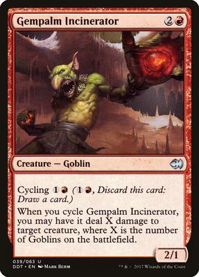Gempalm Incinerator card from Duel Decks: Merfolk vs. Goblins