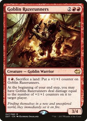 Goblin Razerunners card from Duel Decks: Merfolk vs. Goblins