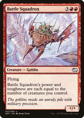 Battle Squadron card from Duel Decks: Merfolk vs. Goblins