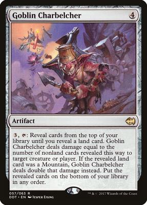 Goblin Charbelcher card from Duel Decks: Merfolk vs. Goblins