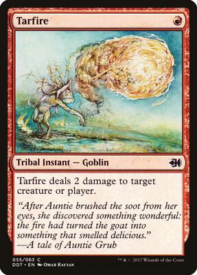 Tarfire card from Duel Decks: Merfolk vs. Goblins