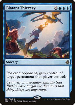 Blatant Thievery card from Explorers of Ixalan