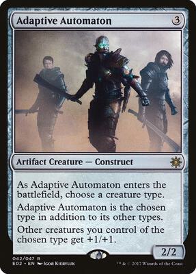 Adaptive Automaton card from Explorers of Ixalan