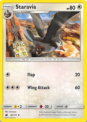 Staravia card from SM - Crimson Invasion