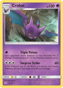 Crobat - 56/149 (Prerelease Kit Exclusive) card from Deck Exclusives