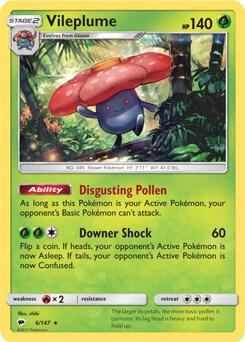Vileplume - 6/147 (Prerelease Kit Exclusive) card from Deck Exclusives