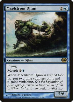 Maelstrom Djinn card from Future Sight