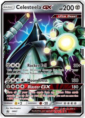 Celesteela GX - SM67 card from SM Promos