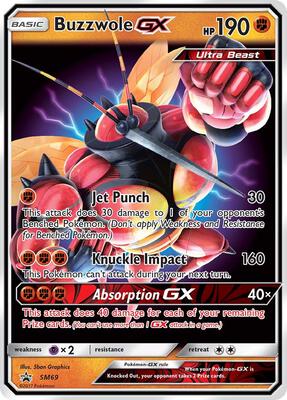 Buzzwole GX - SM69 card from SM Promos
