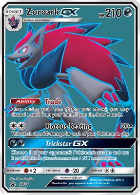 Zoroark GX - SM84 card from SM Promos