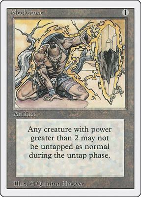 Meekstone card from Revised Edition