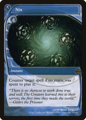 Nix card from Future Sight