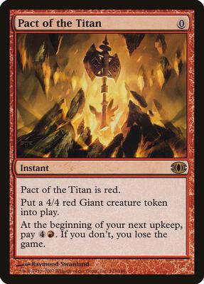 Pact of the Titan card from Future Sight