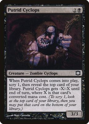 Putrid Cyclops card from Future Sight
