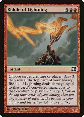 Riddle of Lightning card from Future Sight
