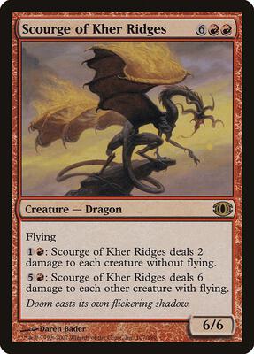 Scourge of Kher Ridges card from Future Sight