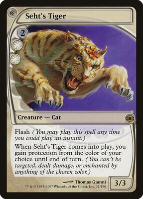 Seht's Tiger card from Future Sight