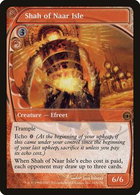 Shah of Naar Isle card from Future Sight