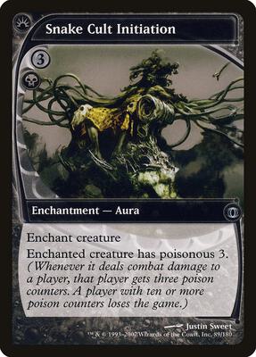 Snake Cult Initiation card from Future Sight