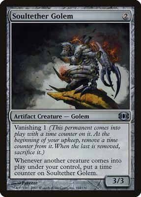 Soultether Golem card from Future Sight