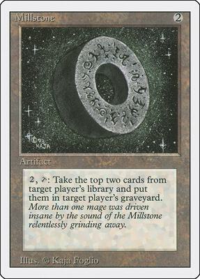 Millstone card from Revised Edition