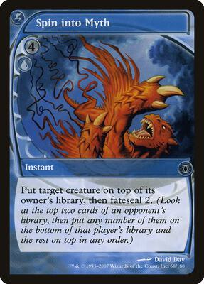 Spin into Myth card from Future Sight