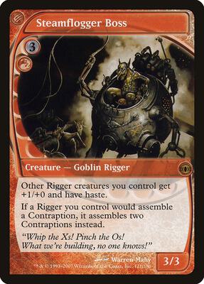 Steamflogger Boss card from Future Sight