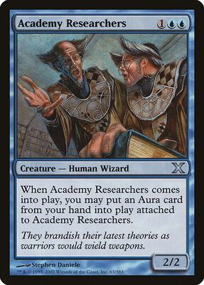 Academy Researchers card from 10th Edition