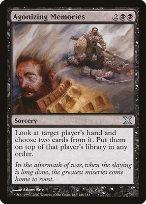 Agonizing Memories card from 10th Edition