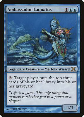 Ambassador Laquatus card from 10th Edition