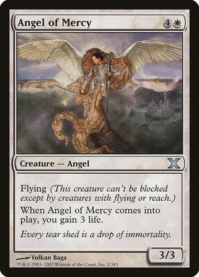 Angel of Mercy card from 10th Edition
