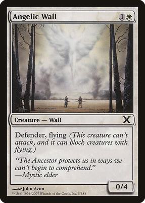 Angelic Wall card from 10th Edition