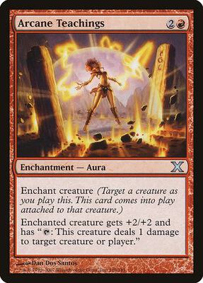 Arcane Teachings card from 10th Edition