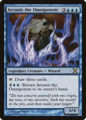 Arcanis the Omnipotent card from 10th Edition