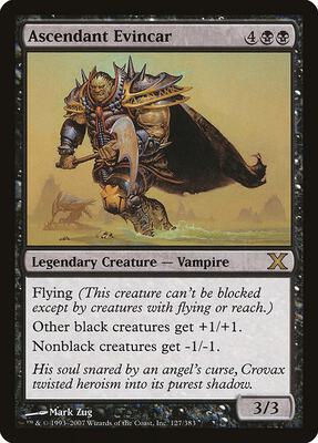 Ascendant Evincar card from 10th Edition