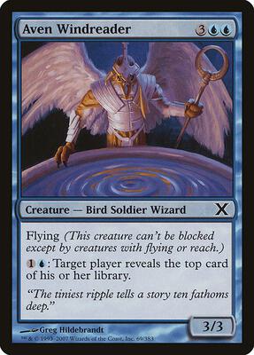 Aven Windreader card from 10th Edition