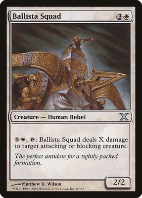Ballista Squad card from 10th Edition