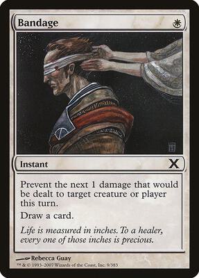 Bandage card from 10th Edition