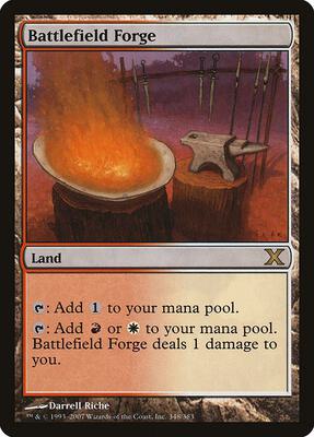 Battlefield Forge card from 10th Edition