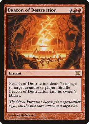 Beacon of Destruction card from 10th Edition