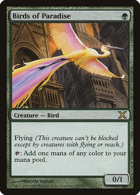 Birds of Paradise card from 10th Edition