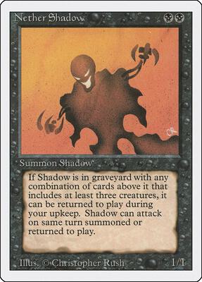 Nether Shadow card from Revised Edition