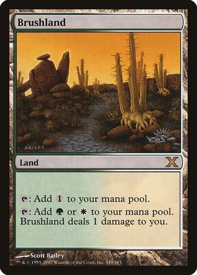 Brushland card from 10th Edition