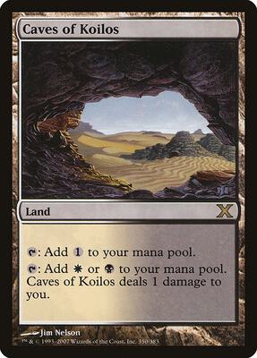 Caves of Koilos card from 10th Edition
